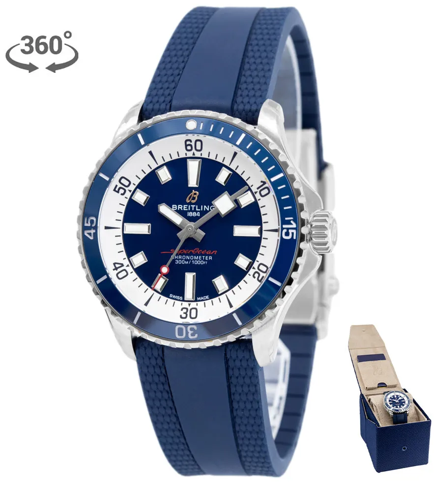 Breitling Superocean A17375E71C1S1 42mm Stainless steel Blue