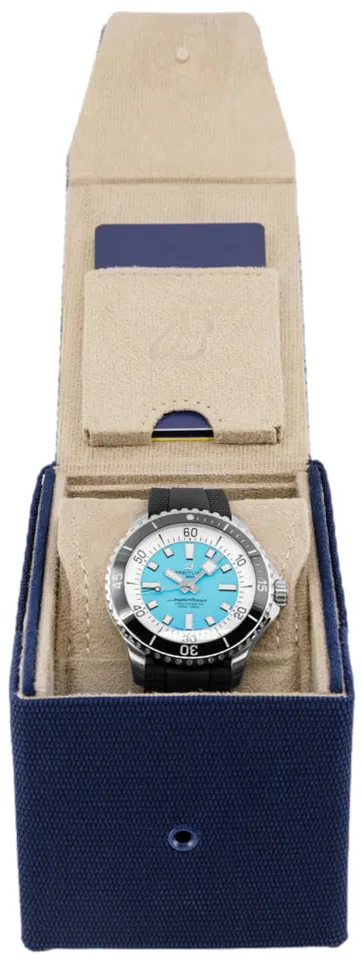 Breitling Superocean A17376211L2S1 44mm Stainless steel Turquoise 8