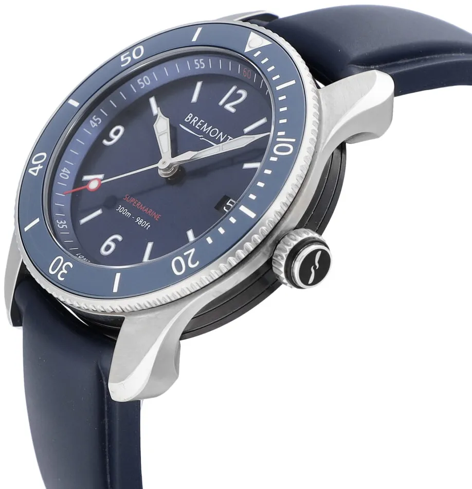 Bremont Supermarine S300 40mm Stainless steel Blue 1