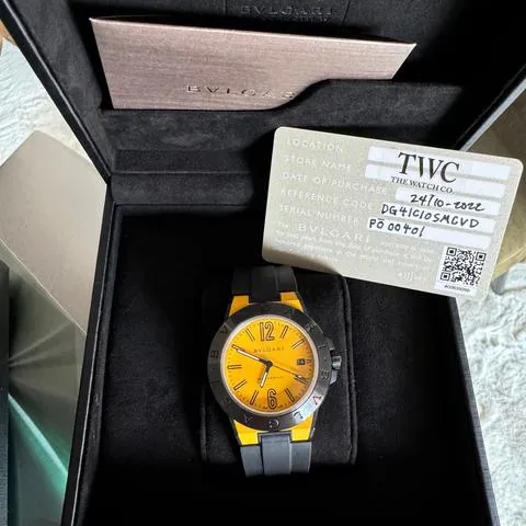 Bulgari Diagono DG41SMC 41mm Ceramic Yellow