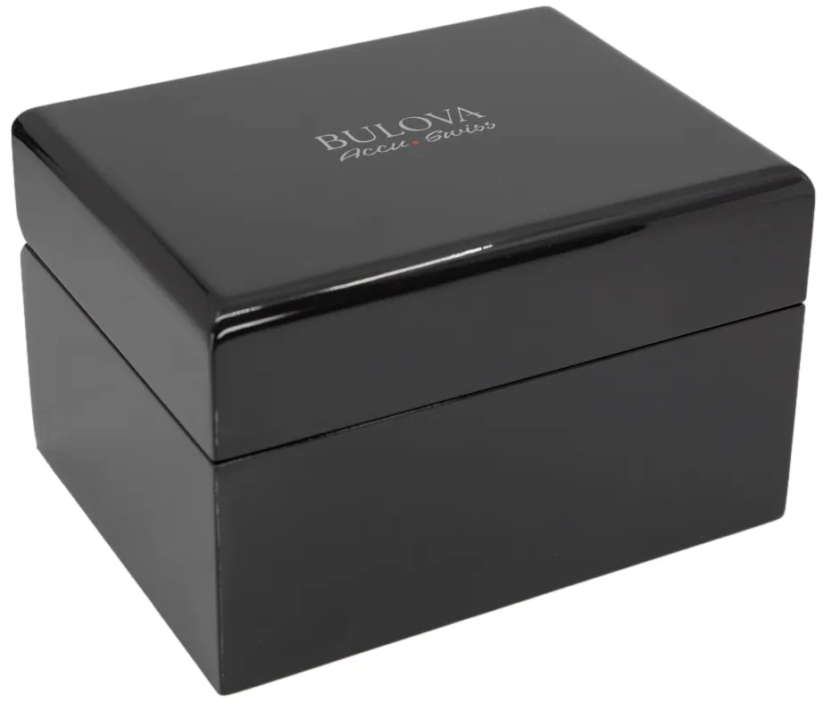 Bulova Accu-Swiss 64C106 41mm Stainless steel Black 6