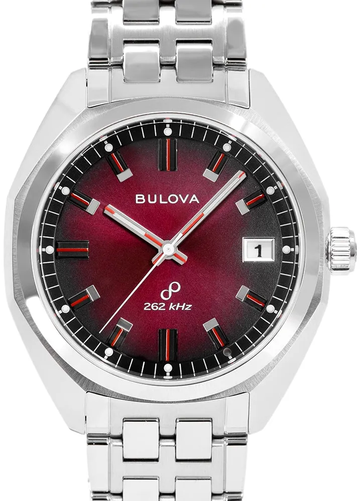 Bulova Accu-Swiss 96B401 40mm Stainless steel Red 2