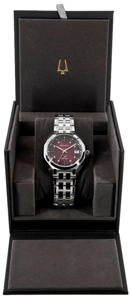 Bulova Accu-Swiss 96B401 40mm Stainless steel Red 9