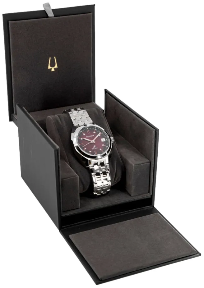 Bulova Accu-Swiss 96B401 40mm Stainless steel Red 10