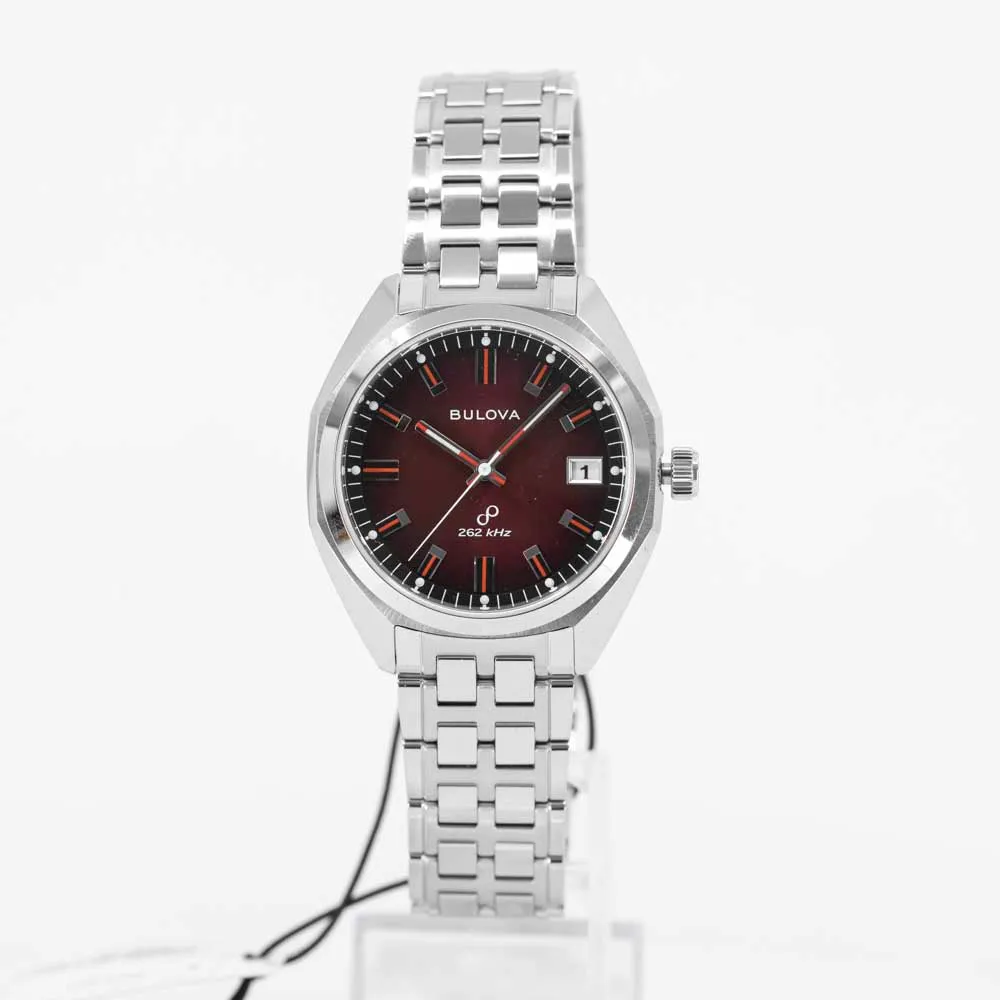 Bulova Accu-Swiss 96B401 40mm Stainless steel Red 12