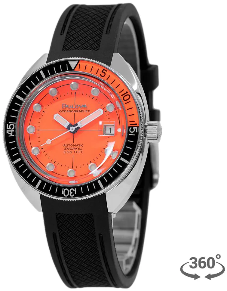 Bulova Archive 96B350 41mm Stainless steel Orange