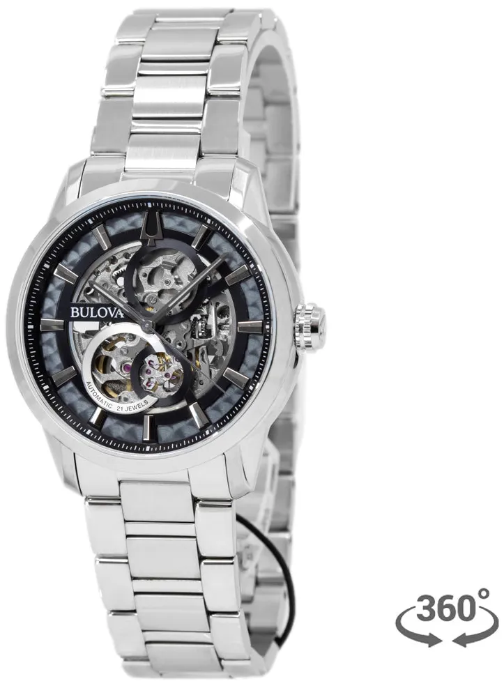 Bulova Classic 96A208 43mm Stainless steel Skeletonized