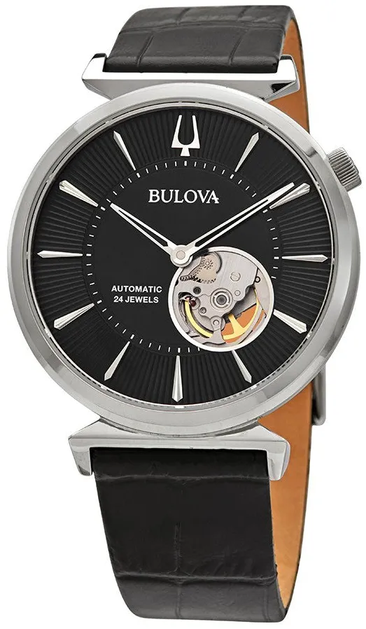 Bulova Classic 96A234 40mm Stainless steel Black