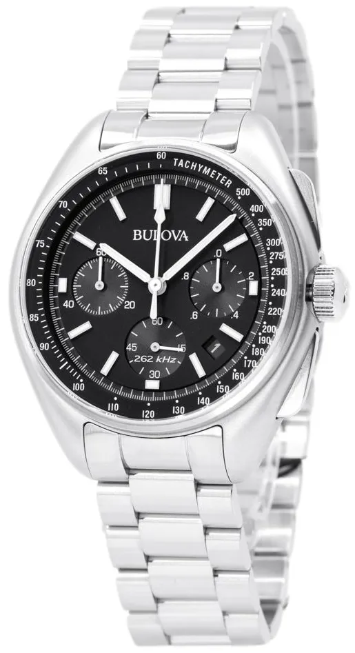 Bulova Lunar Pilot 96B258 45mm Stainless steel Black