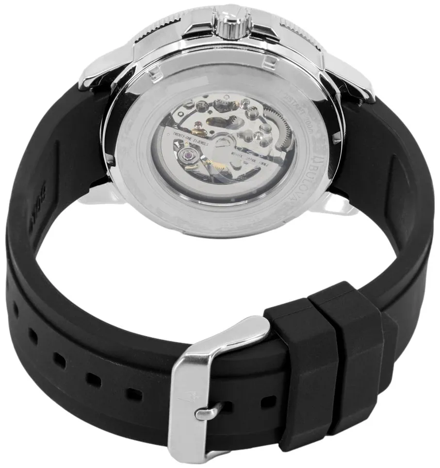 Bulova Marine Star 96A288 45mm Stainless steel Black 4