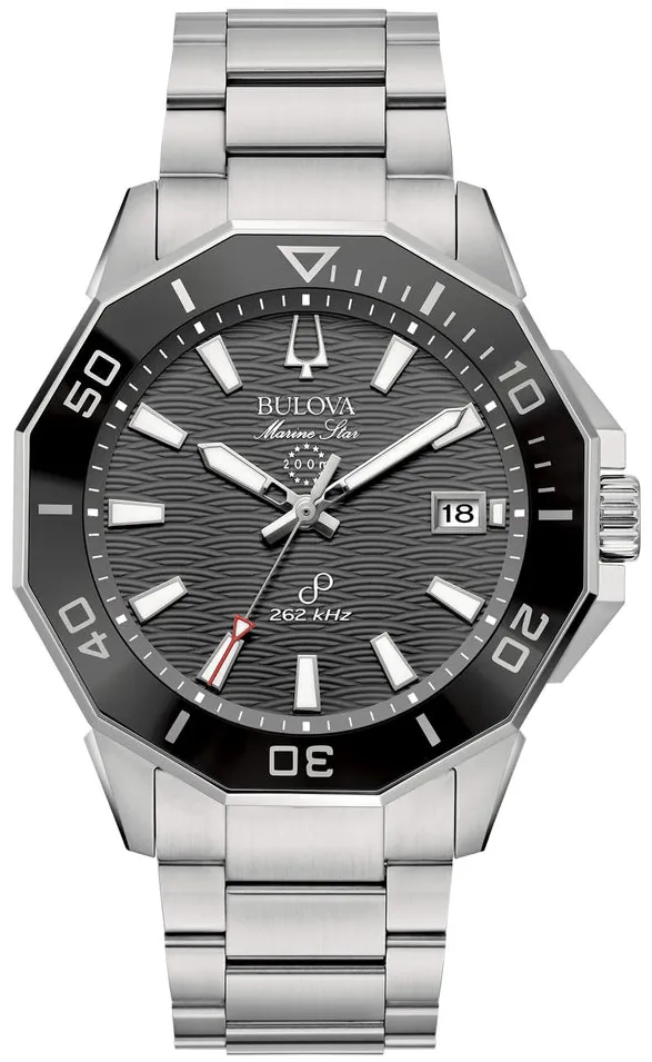 Bulova Marine Star 96B434 43mm Stainless steel Black