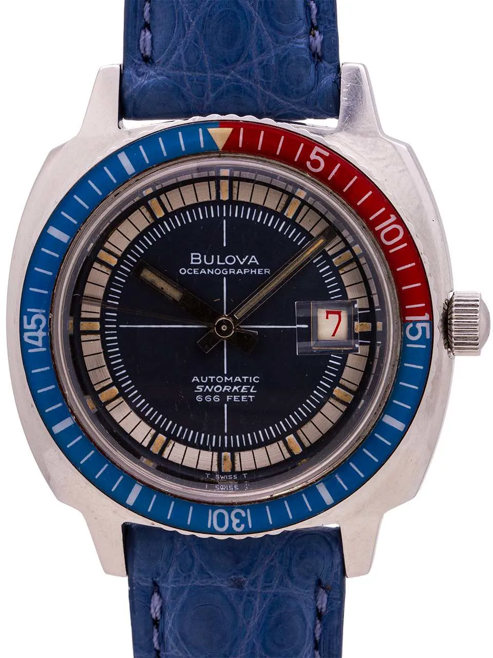 Bulova Oceanographer 36mm Stainless steel Blue