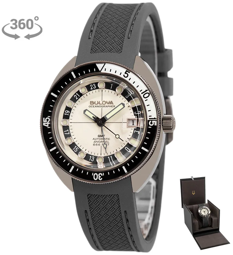 Bulova Oceanographer 98B407 41mm Stainless steel Beige