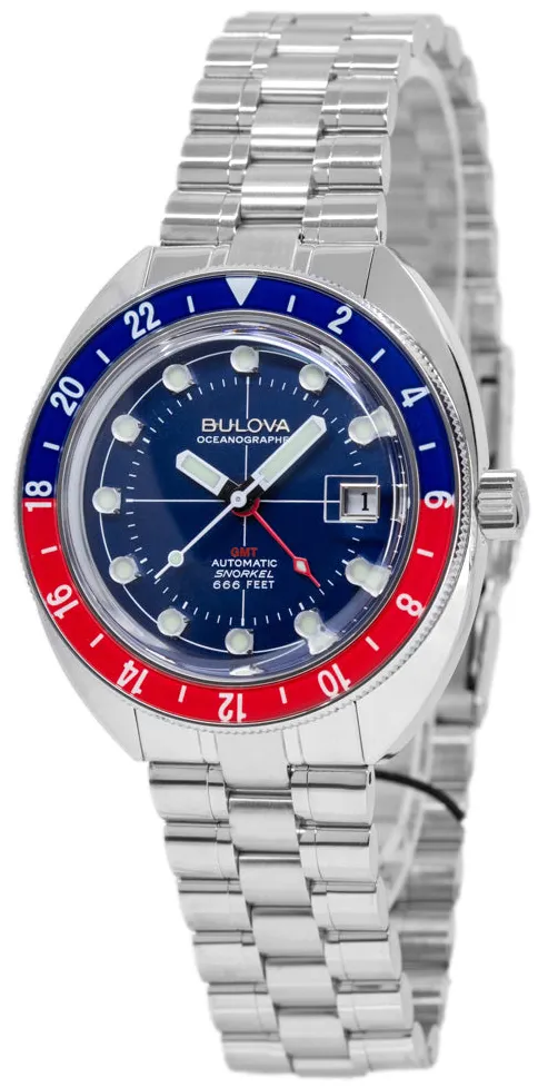 Bulova Oceanographer 96B405 41mm Stainless steel Blue 1