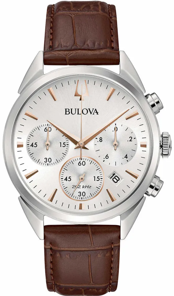 Bulova Precisionist 96B370 42mm Stainless steel Silver