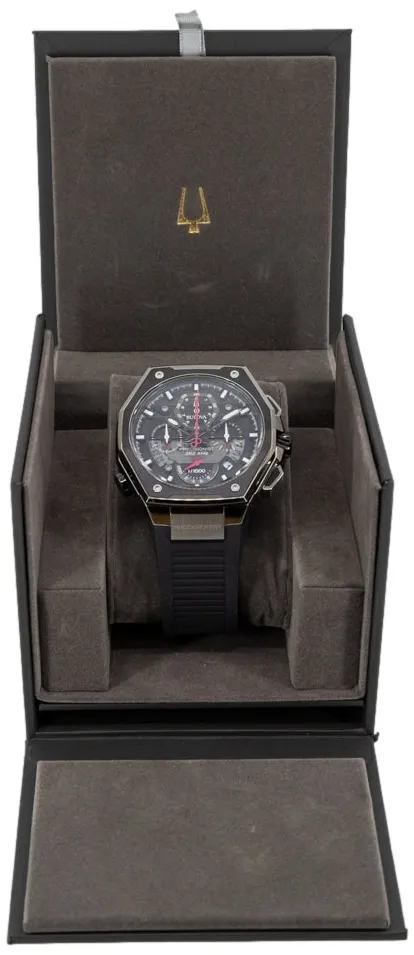 Bulova Precisionist 98B358 45mm Stainless steel Black 7