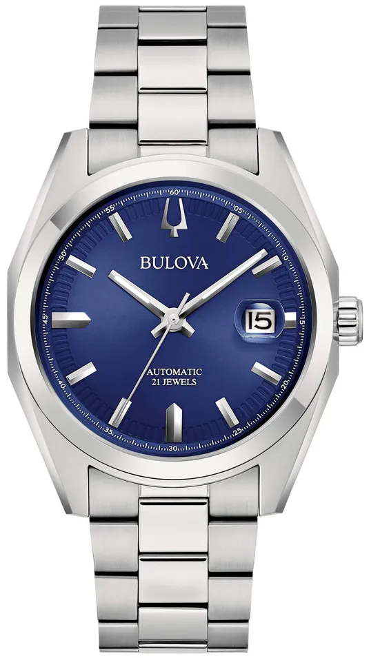 Bulova SURVEYOR 96B436 39mm Stainless steel Blue