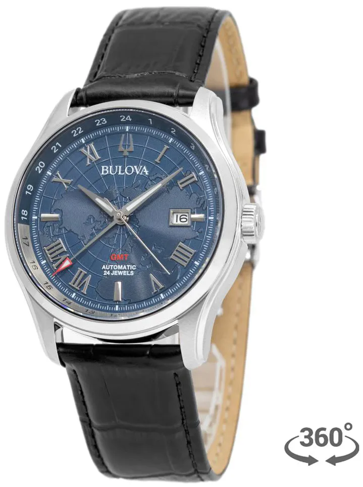 Bulova WILTON 96B385 43mm Stainless steel Blue