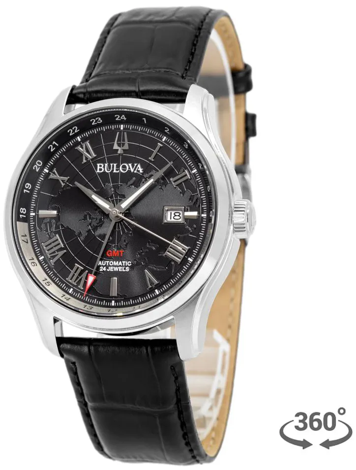 Bulova WILTON 96B387 43mm Stainless steel Black