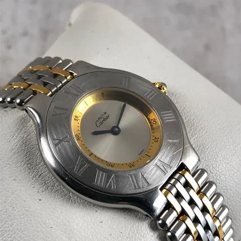 Cartier 21 Must de Cartier 1330 31mm Yellow gold and Stainless steel Silver 1