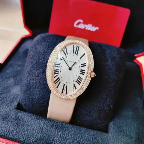 Cartier Baignoire WB520005 44mm Rose gold Silver 5