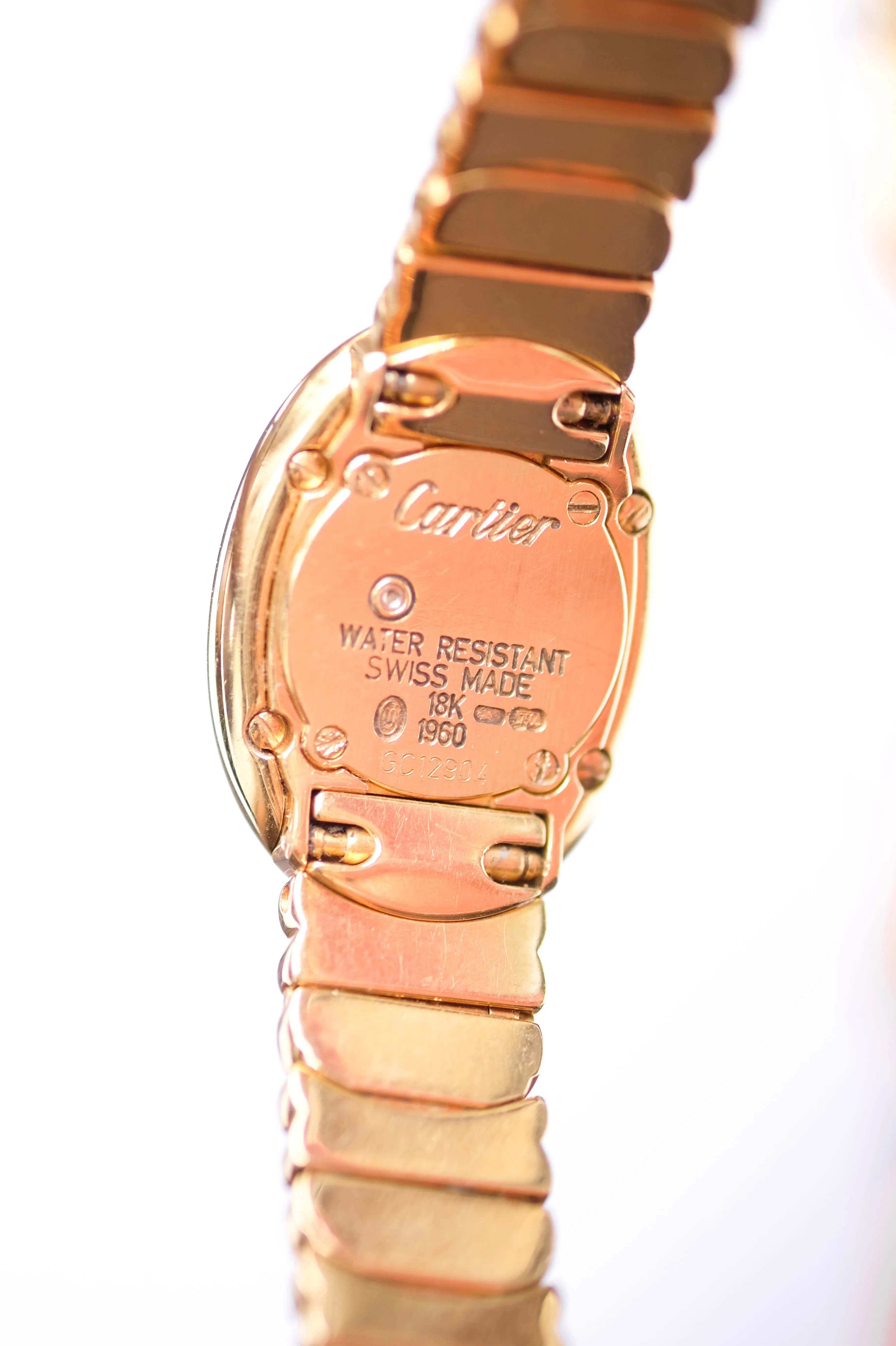 Cartier Baignoire 18mm Yellow gold 8