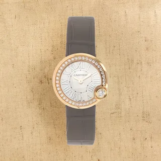 Cartier Ballon Blanc WJBL0006 26mm Rose gold Silver