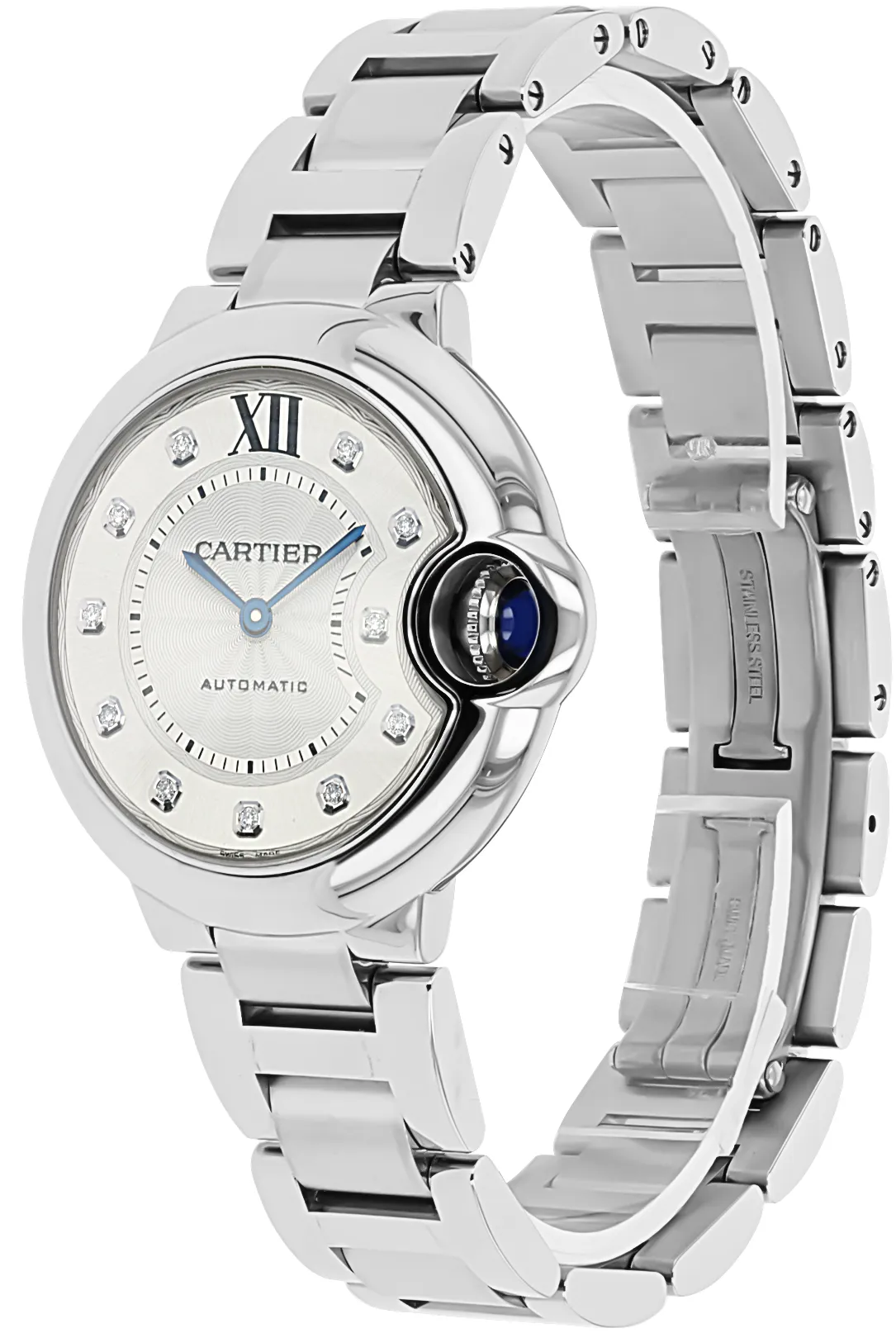 Cartier Ballon Bleu 33mm WE902074 33mm Stainless steel Silver 1