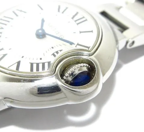 Cartier Ballon Bleu de Cartier W69010Z4 30mm Silver 7