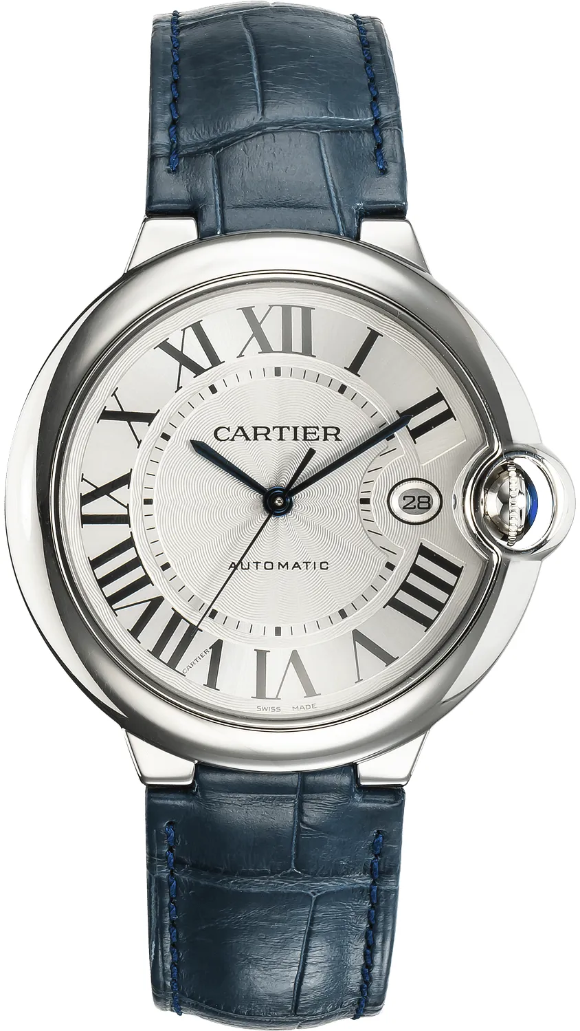 Cartier Ballon Bleu W69016Z4 42mm Stainless steel Silver