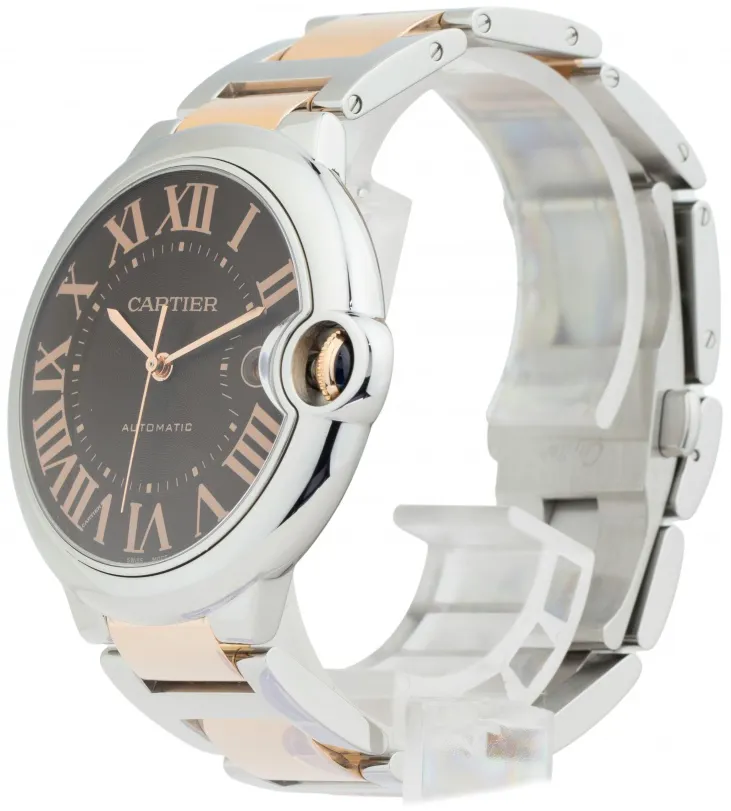 Cartier Ballon Bleu W6920032 42mm Stainless steel Brown 1