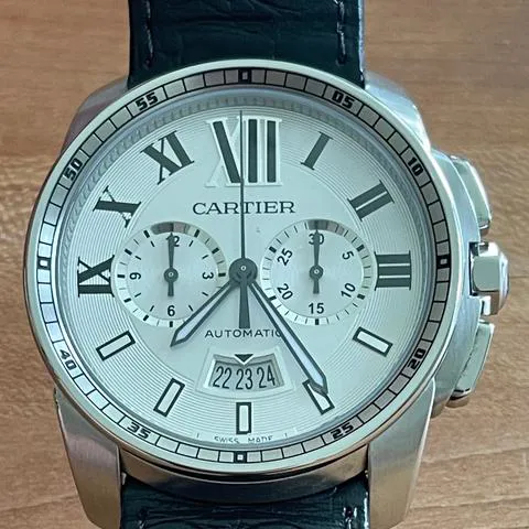 Cartier Calibre de Cartier Chronograph 3578 42mm Stainless steel Silver 11