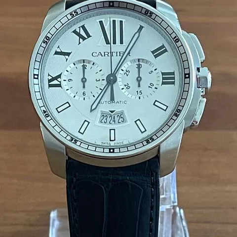 Cartier Calibre de Cartier Chronograph 3578 42mm Stainless steel Silver 19