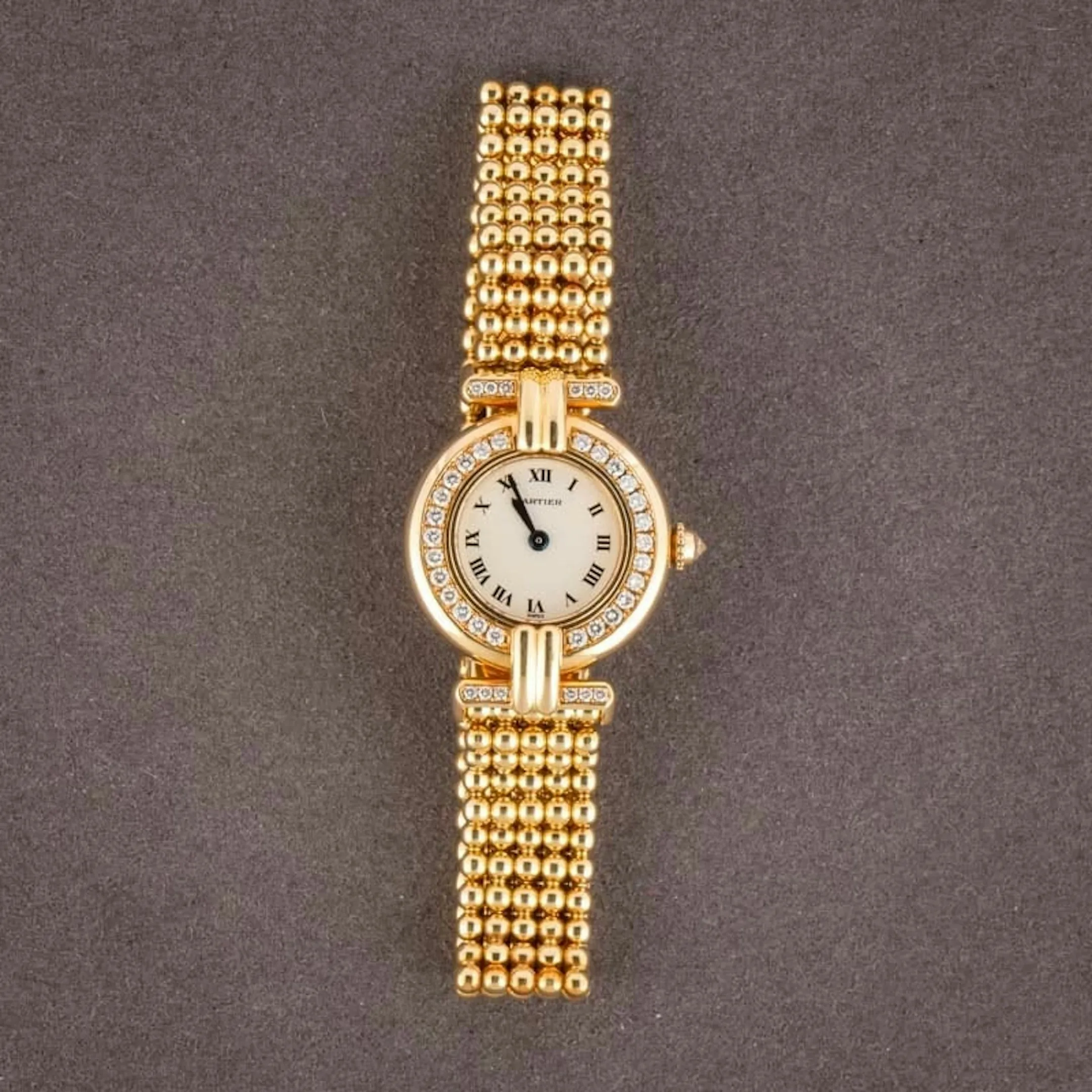 Cartier Colisee 1980 24mm Yellow gold Ivory 5