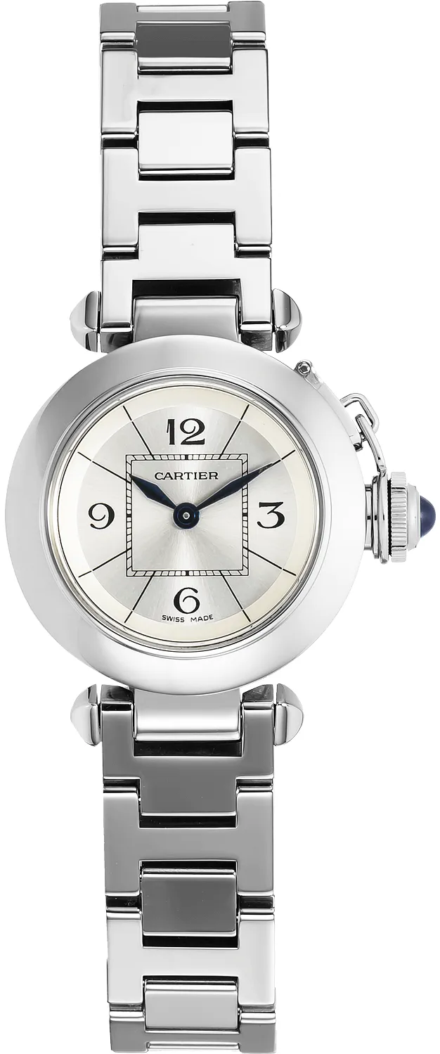 Cartier Miss Pasha W3140007 27mm Stainless steel Silver Gray