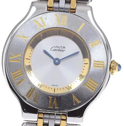 Cartier Must 21 W10072F4 31mm yg Silver