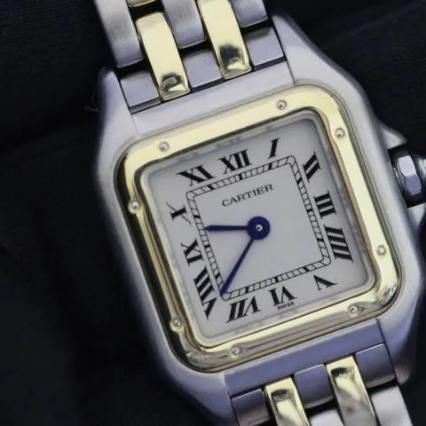 Cartier Panthère 166921 22mm Yellow gold and Stainless steel White