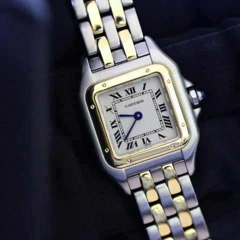 Cartier Panthère 166921 22mm Yellow gold and Stainless steel White 1