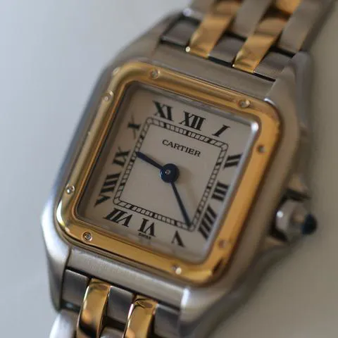 Cartier Panthère 166921 22mm Yellow gold and Stainless steel White 3