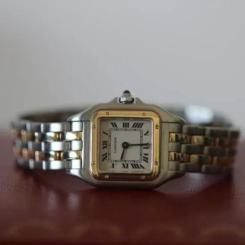 Cartier Panthère 166921 22mm Yellow gold and Stainless steel White 5