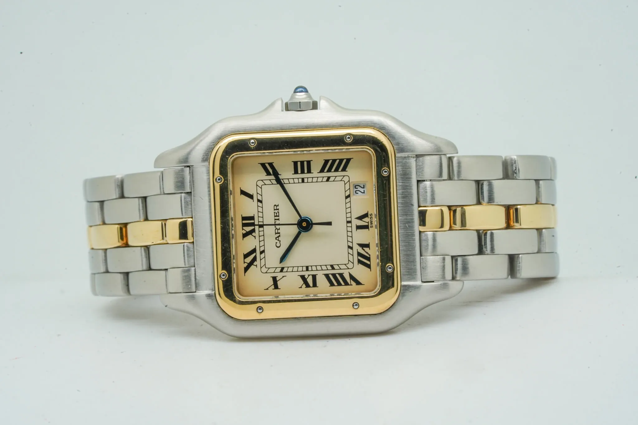 Cartier Panthère 8394 27mm Yellow gold and Stainless steel Champagne