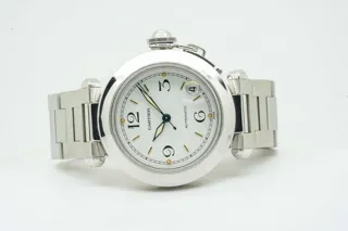 Cartier Pasha C Midsize W31015M7 2324 White