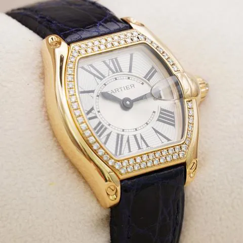 Cartier Roadster 2676 32mm Yellow gold Silver 2