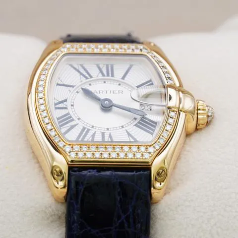 Cartier Roadster 2676 32mm Yellow gold Silver 5