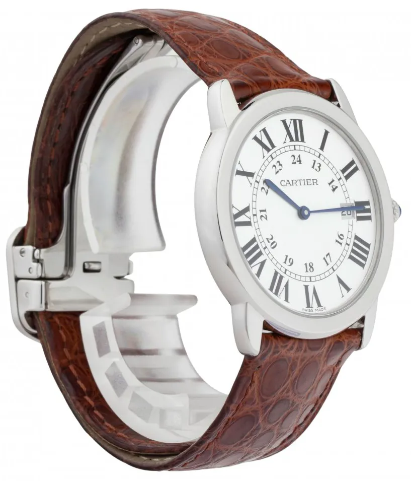 Cartier Ronde Solo de Cartier 2934 42mm Stainless steel Silver 5