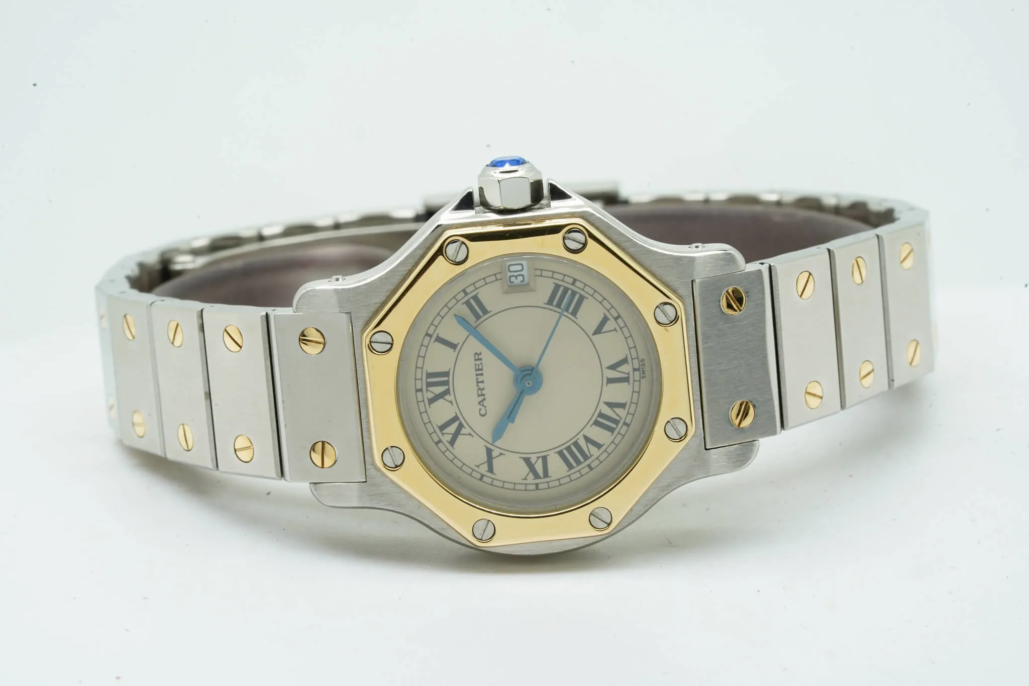 Cartier Santos Octagon 187903 25mm Silver