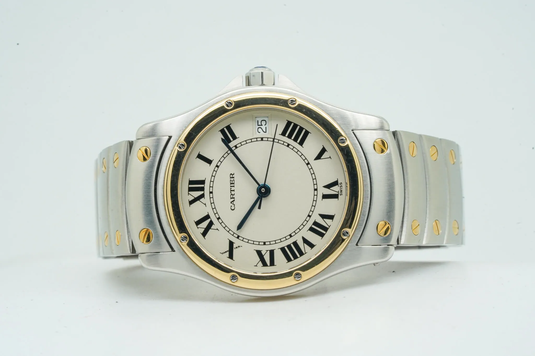 Cartier Santos Ronde 1910 33mm Yellow gold and Stainless steel