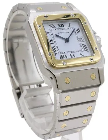 Cartier Santos W20011C4 29mm Yellow gold and Stainless steel White 5