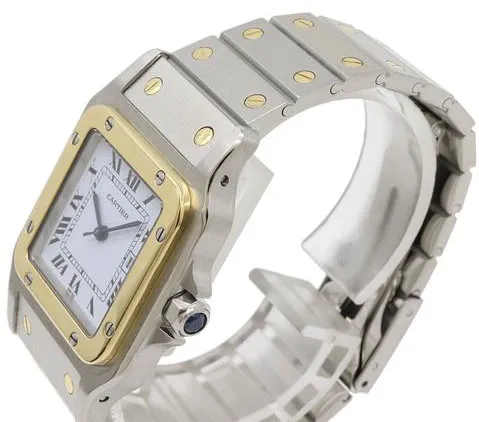 Cartier Santos W20011C4 29mm Yellow gold and Stainless steel White 6