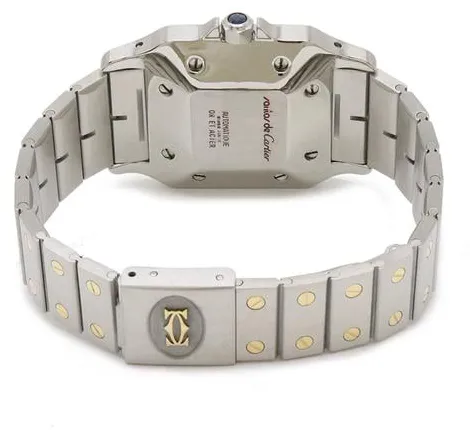 Cartier Santos W20011C4 29mm Yellow gold and Stainless steel White 7